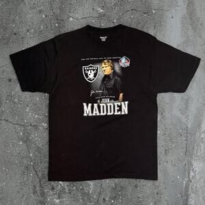 Vintage 2006 john madden oakland raiders hall of fame inductee shirt